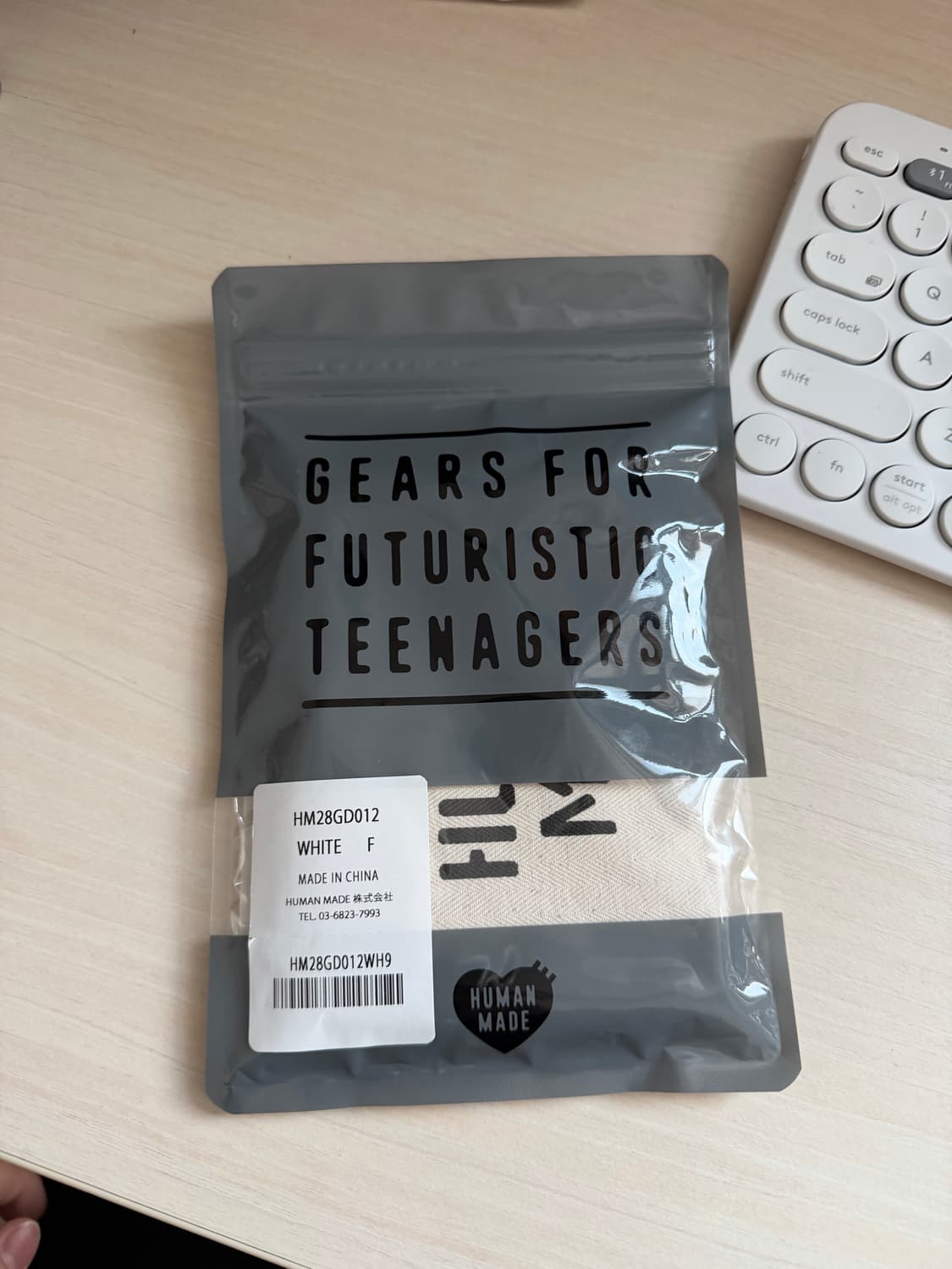 휴먼 메이드 카드 지갑 화이트 상품이미지2