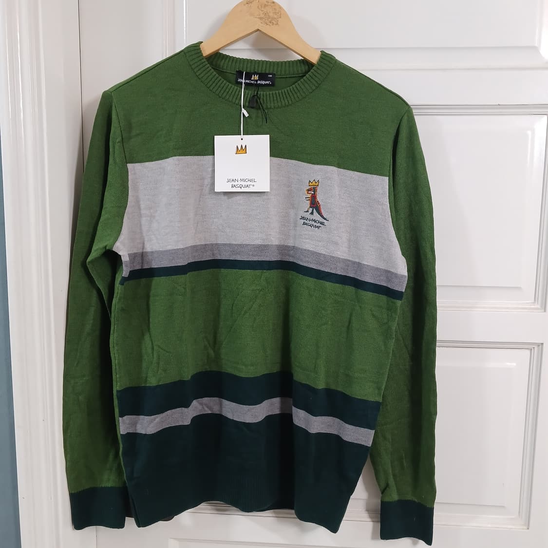 장미쉘 바스키아 니트 라운드 티셔츠 상품이미지1