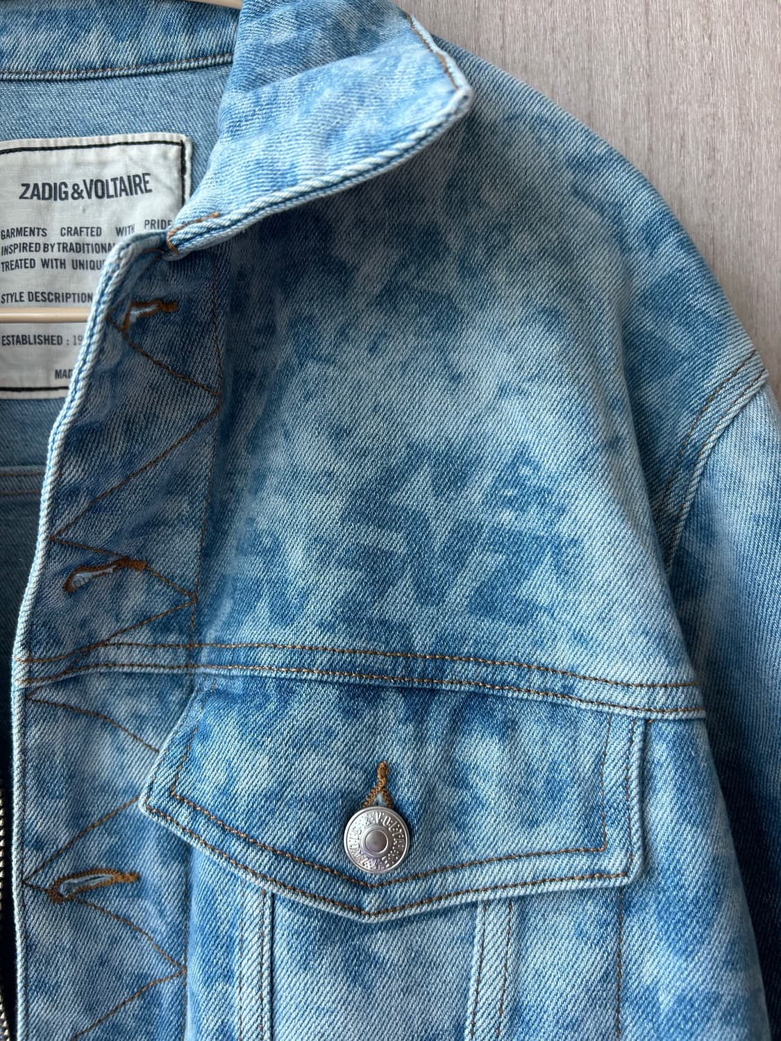 쟈딕앤볼테르 청자켓 상품이미지7