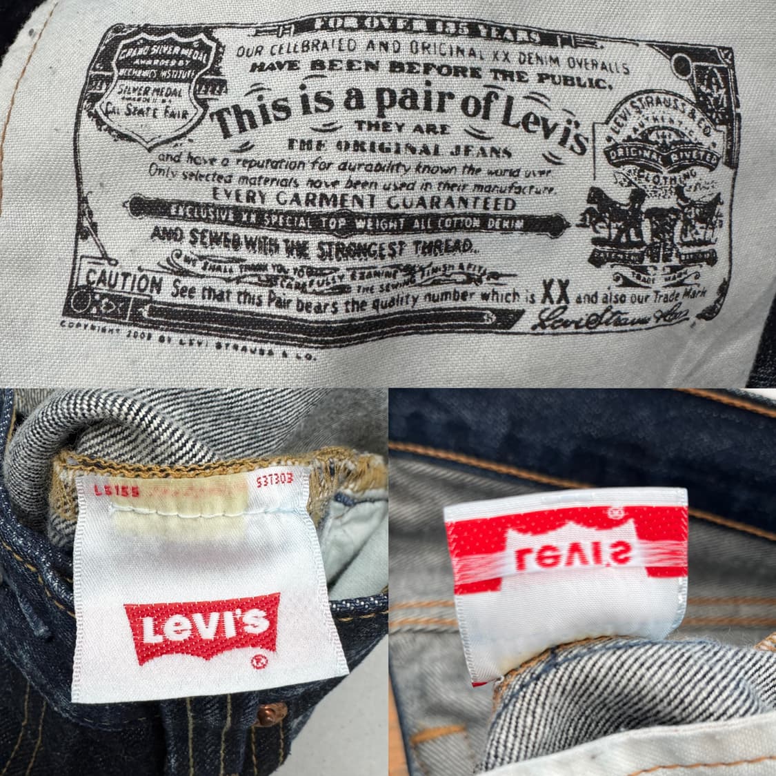 리바이스 501 xx 데님팬츠 상품이미지10