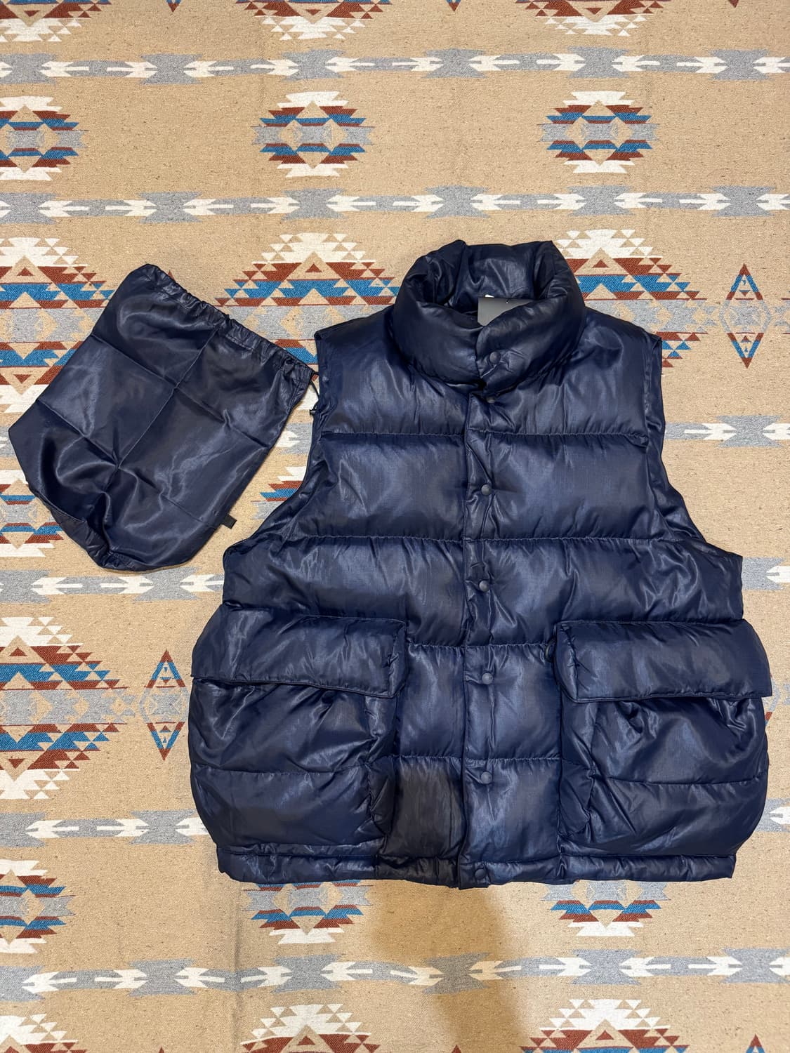 [FREE] 다이와피어39 테크 백팩커 다운 베스트 네이비 상품이미지5