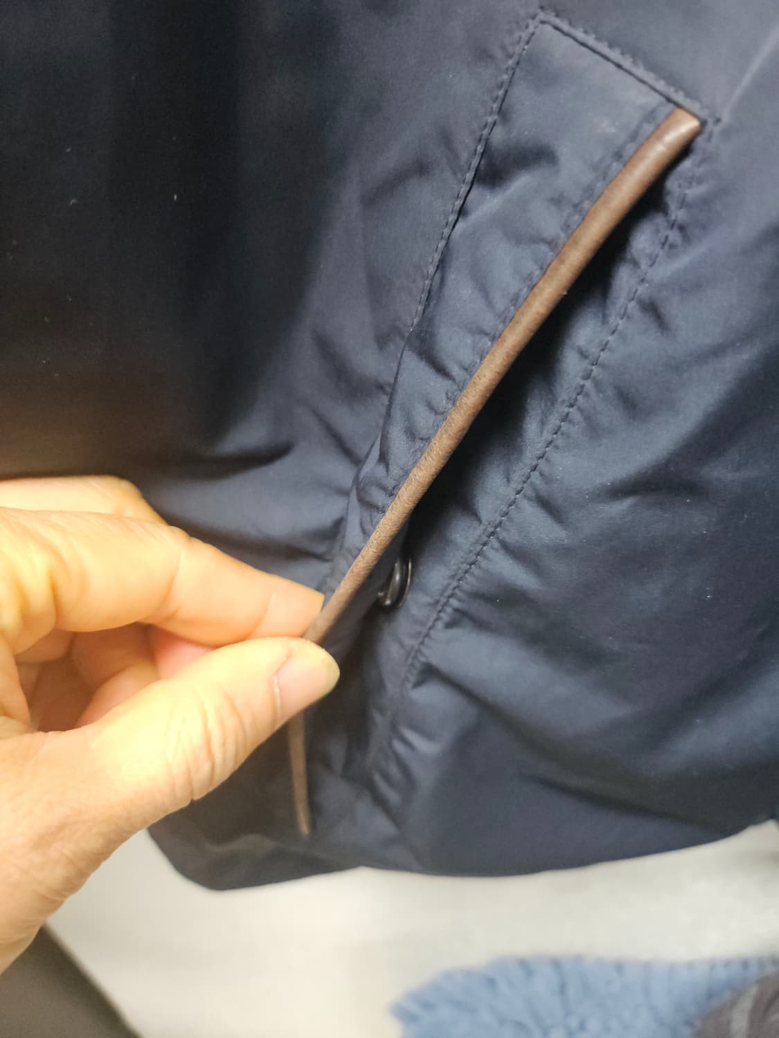 폴로 랄프로렌 네이비 페리 봄버 자켓 M 상품이미지4