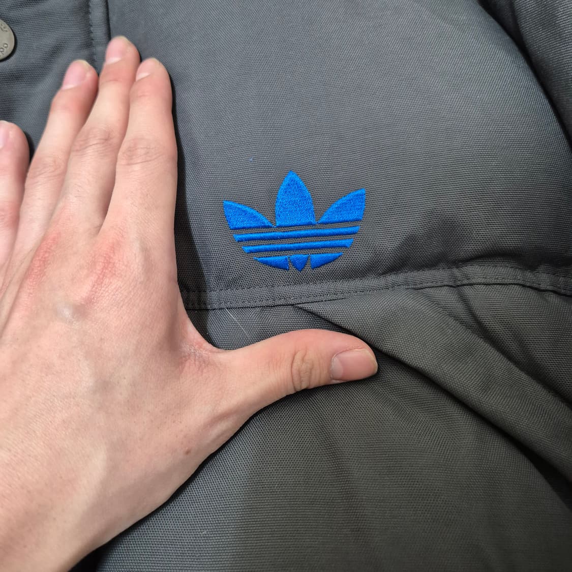 아디다스 파이어버드 유로파 덕다운 퍼후드 패딩 점퍼 M(95) 상품이미지4