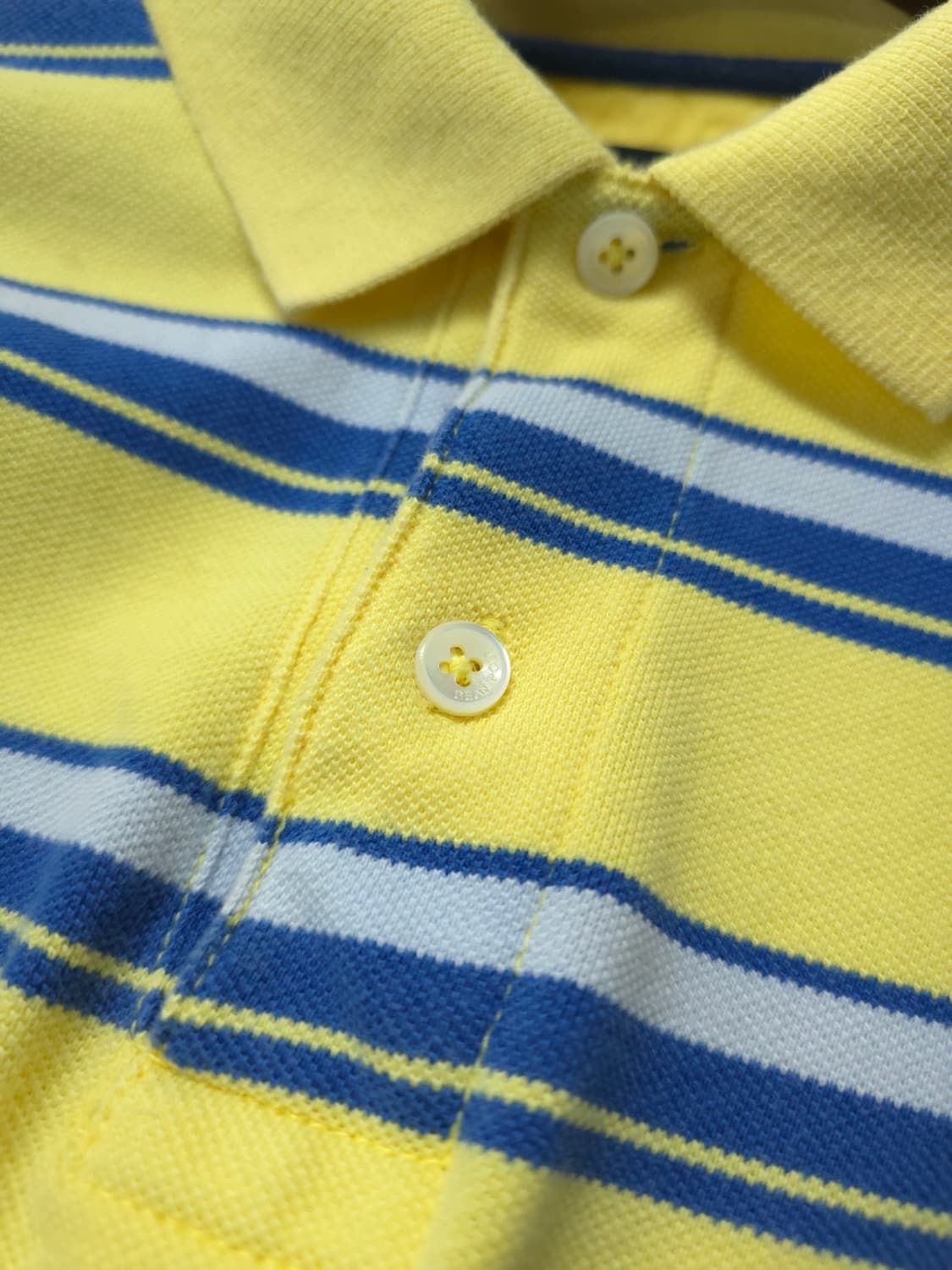 빈폴 옐로우 스트라이프 봄가을 긴팔 카라티 (105) 상품이미지5