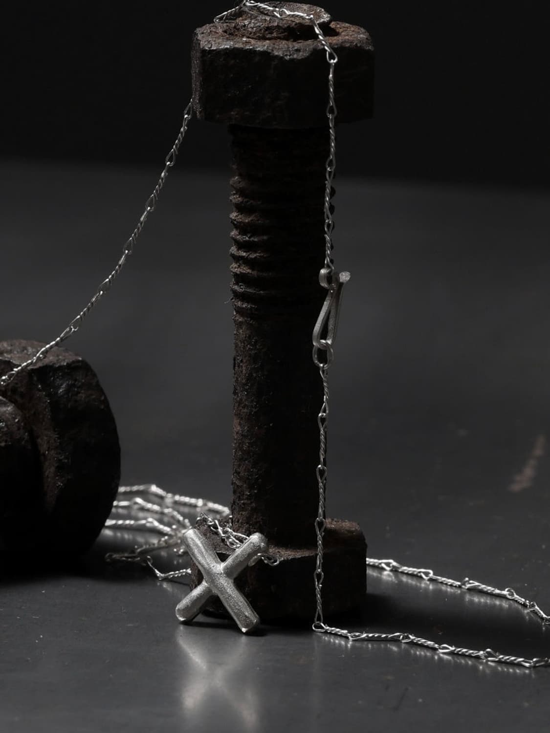 M.A+ Silver Cross Pendant 상품이미지1
