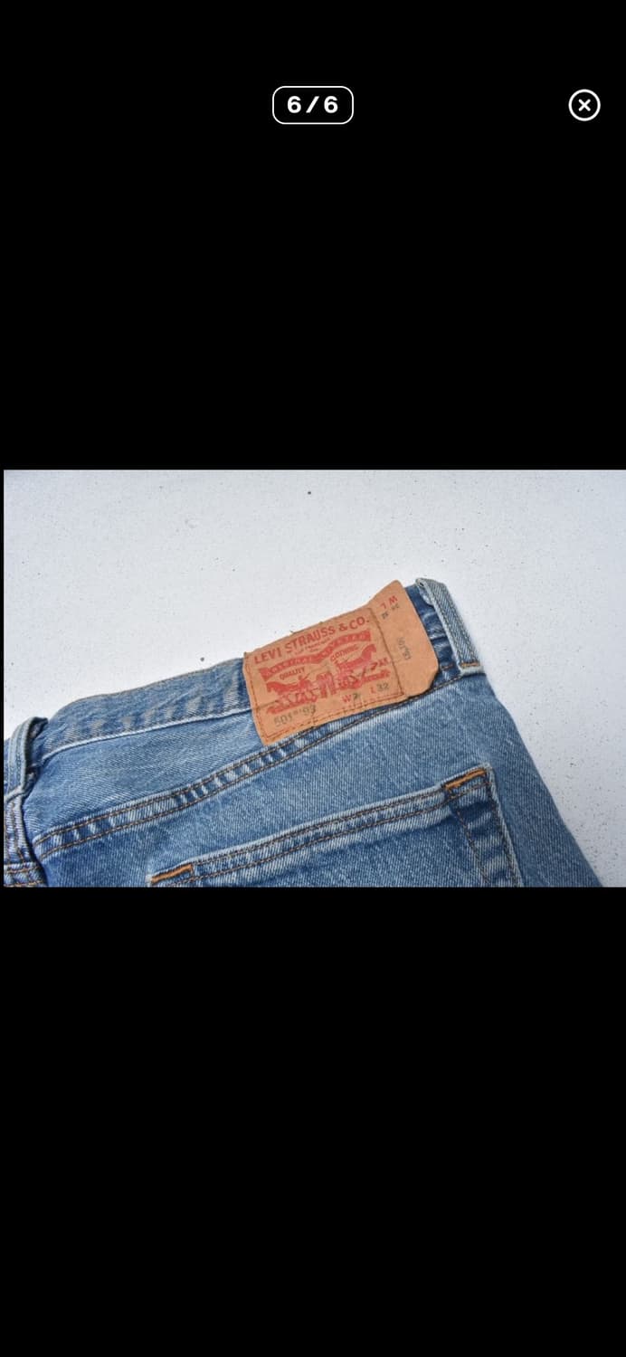 리바이스 501 청바지 데님팬츠 34 M0015 상품이미지6