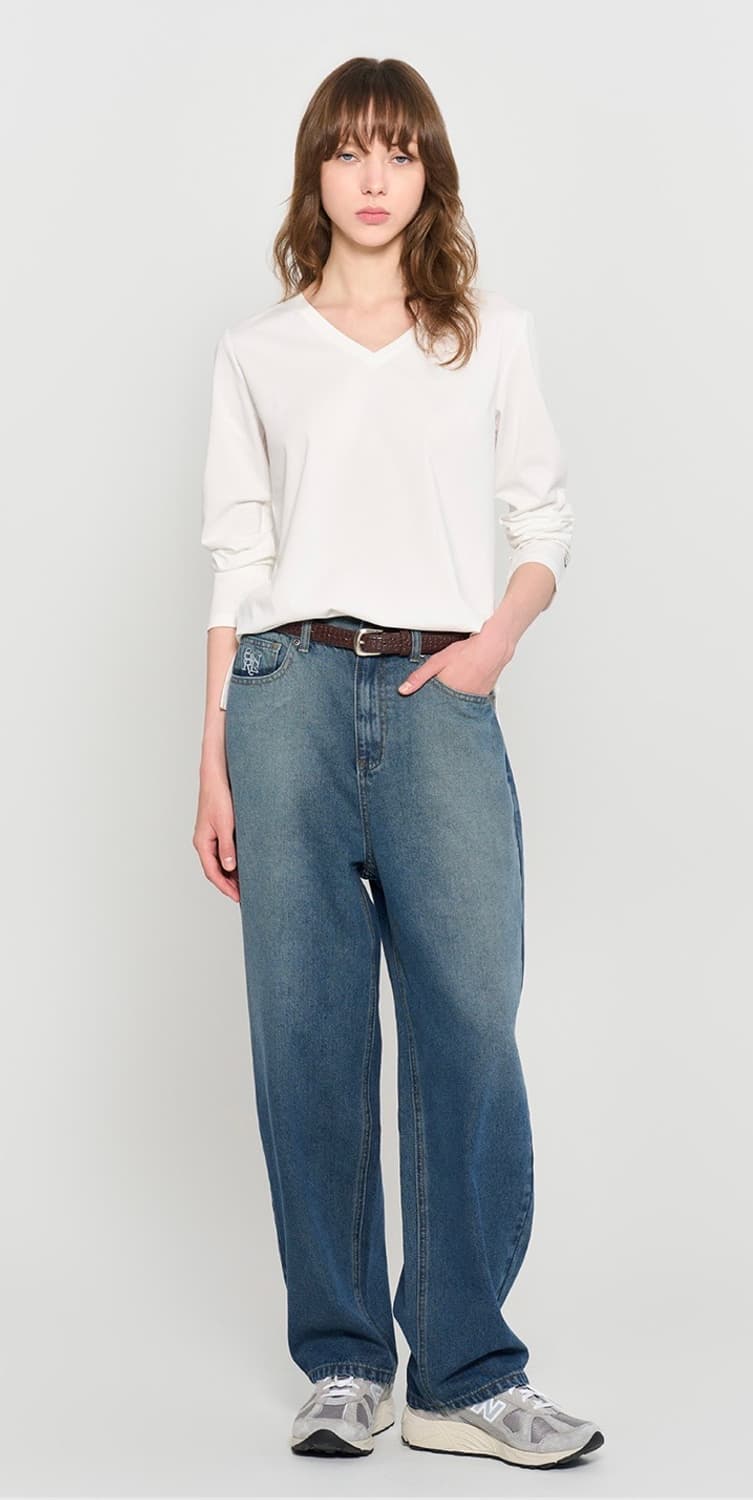 제너럴아이디어 에센셜 브이넥티 s 상품이미지2