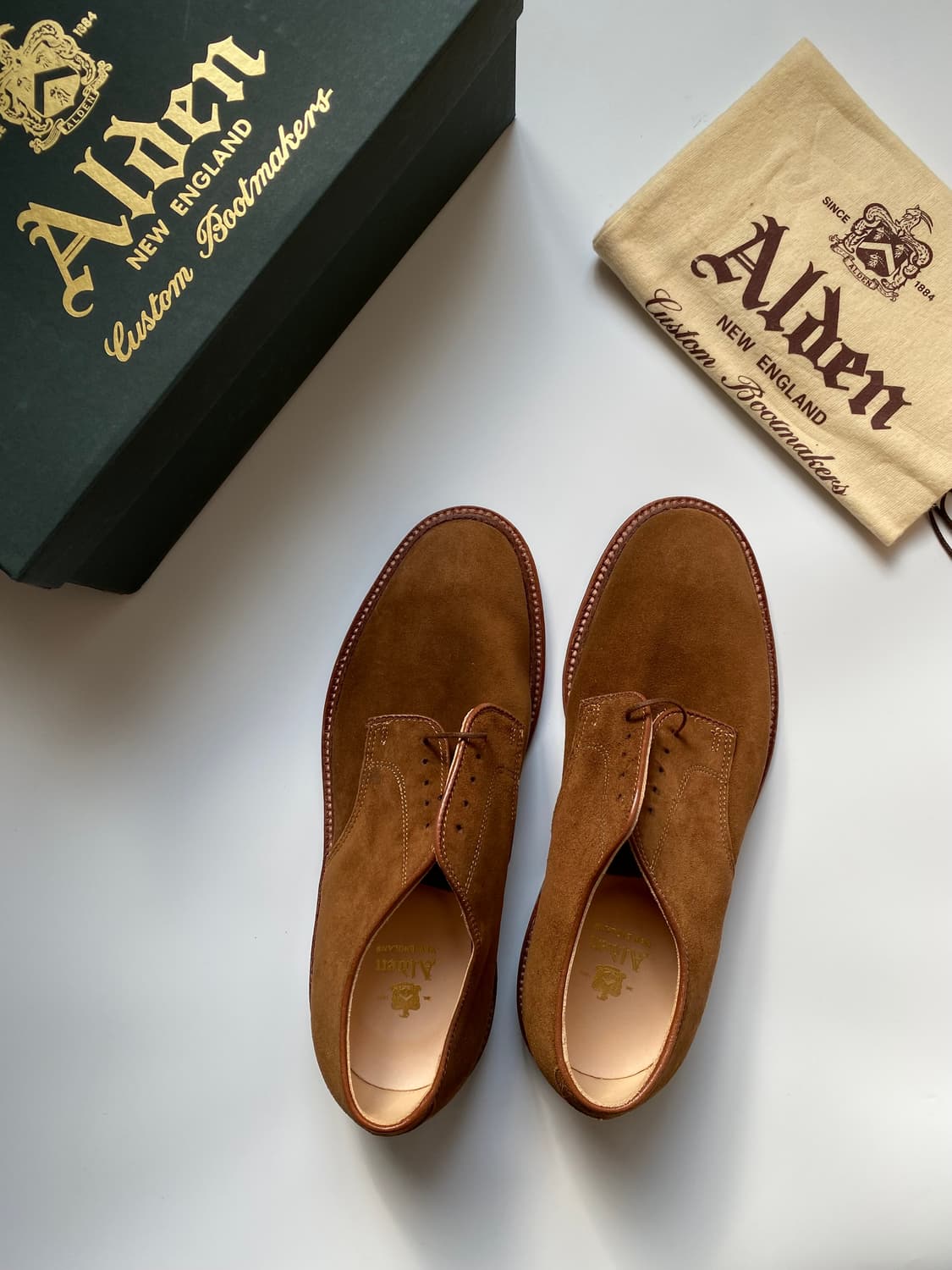 알든 29336F 스너프 스웨이드 새상품 더비 슈즈 상품이미지3