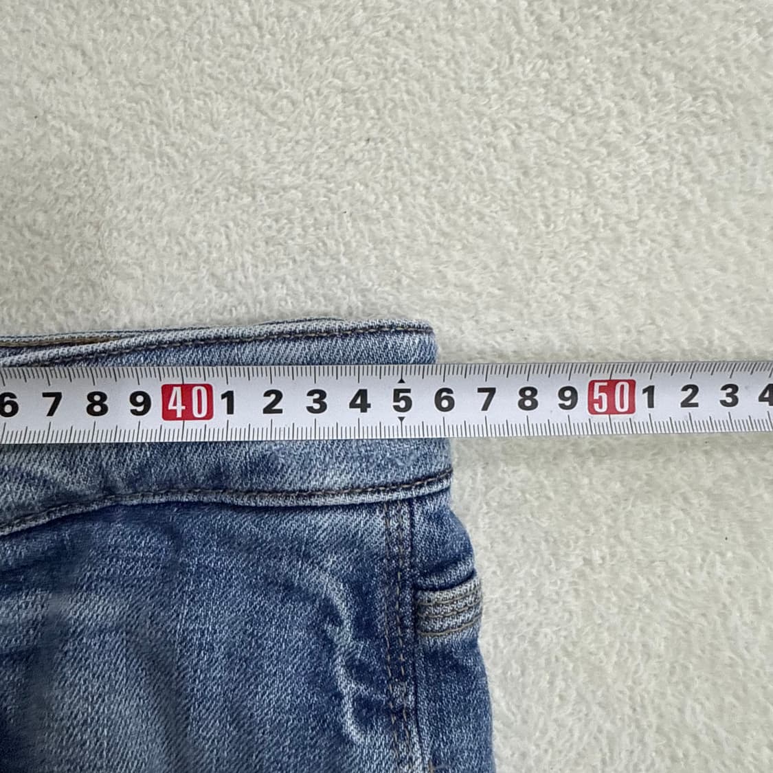 46 새상품 자라 데미지 데님팬츠 0427T 상품이미지6