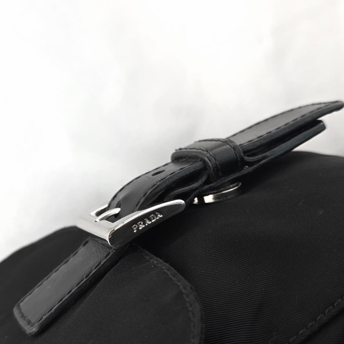 [정품 PRADA] 프라다 투포켓 나일론 숄더백 볼링백 상품이미지5