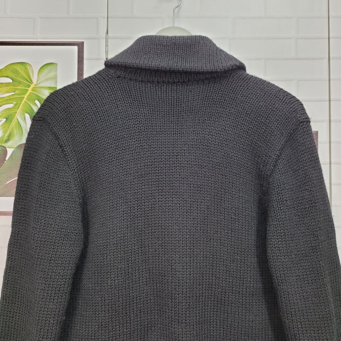 폴로랄프로렌 울100% 숄카라 니트 가디건 M사이즈 상품이미지5