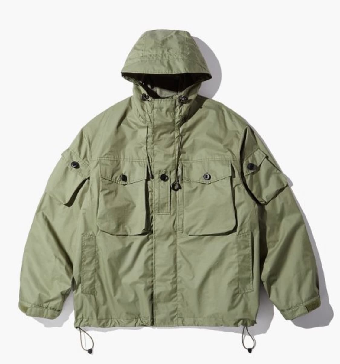 아웃스탠딩 3레이어 컴뱃 포켓파카 바람막이(올리브,3) 상품이미지1