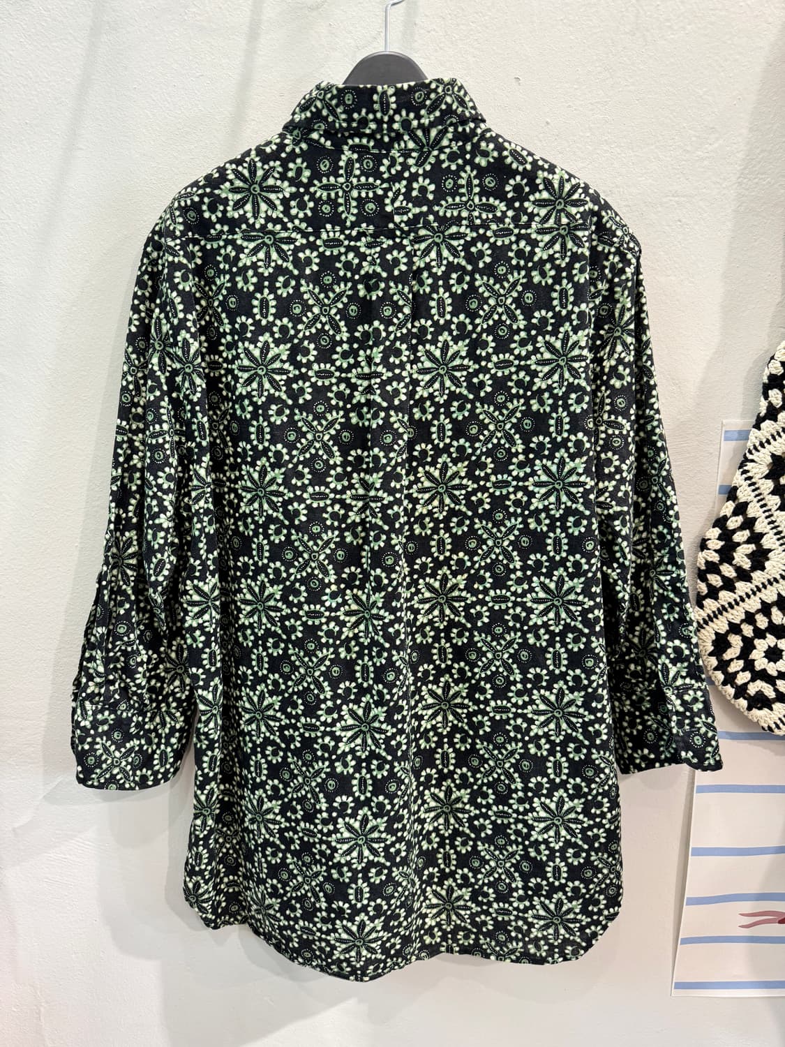 japan vintage 패턴 7부소매 린넨셔츠(레귤러핏) 상품이미지7