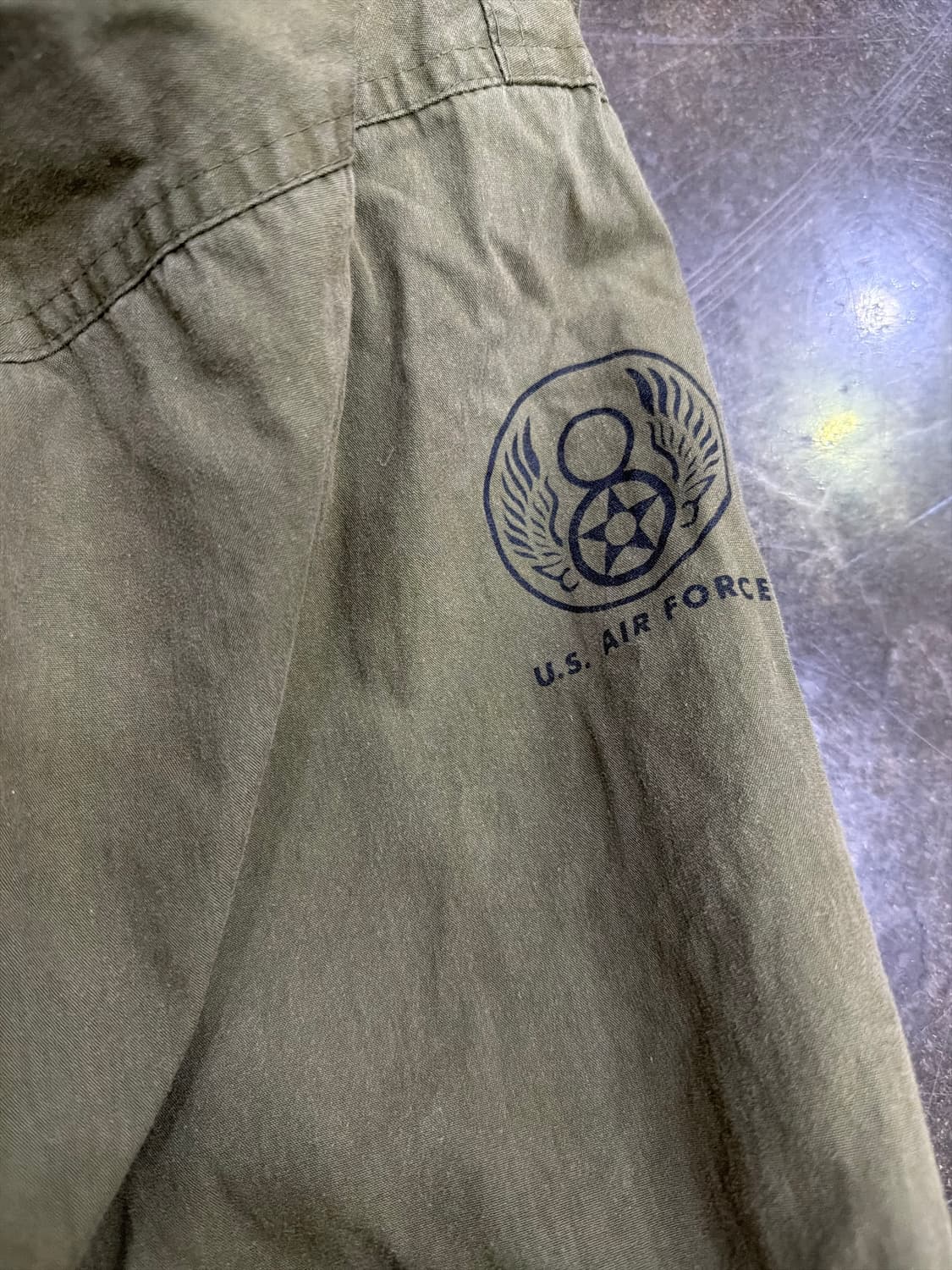 올드크로우 U.S.A 에어포스 항공자켓 올리브 L 상품이미지9