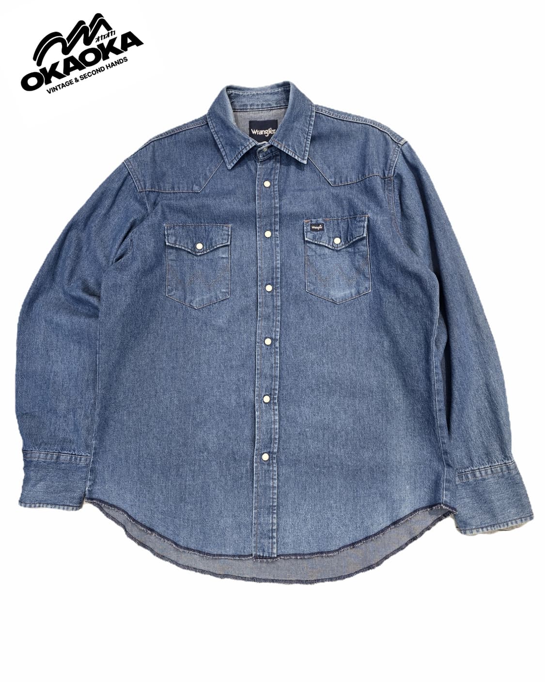 WRANGLER 웨스턴 데님 셔츠 상품이미지1