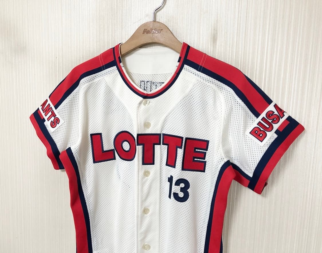 KBO 카멜레온어센틱 롯데자이언츠 챔피언홈유니폼 85 #13 황재균 상품이미지5