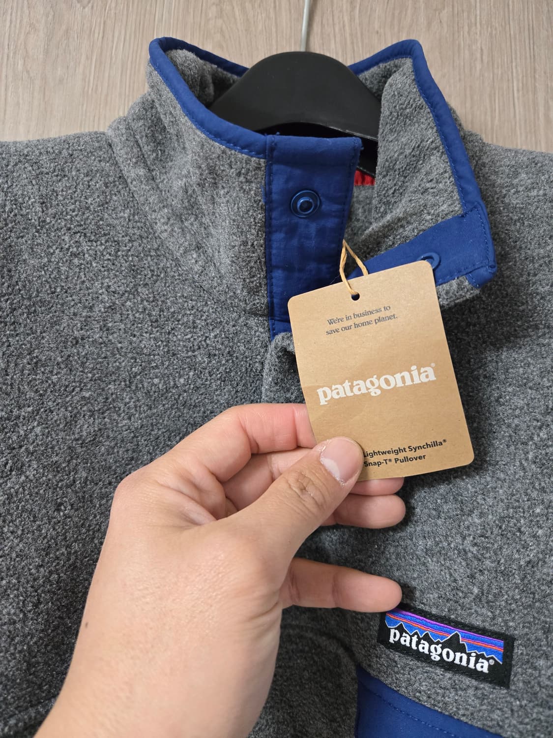 파타고니아 25fw 신칠라 니켈블루 M사이즈 상품이미지4