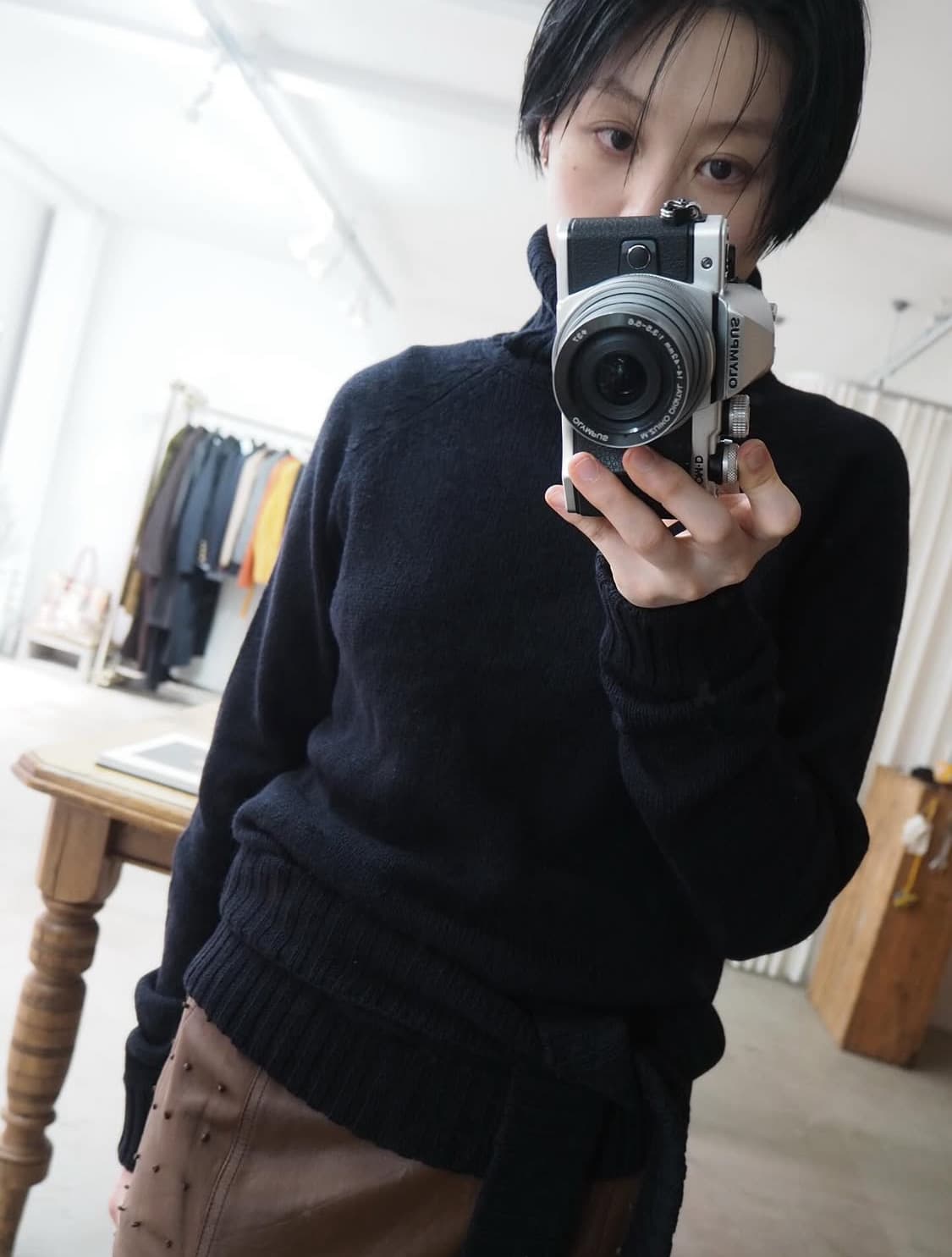 LOEWE cashmere turtleneck sweater  상품이미지1