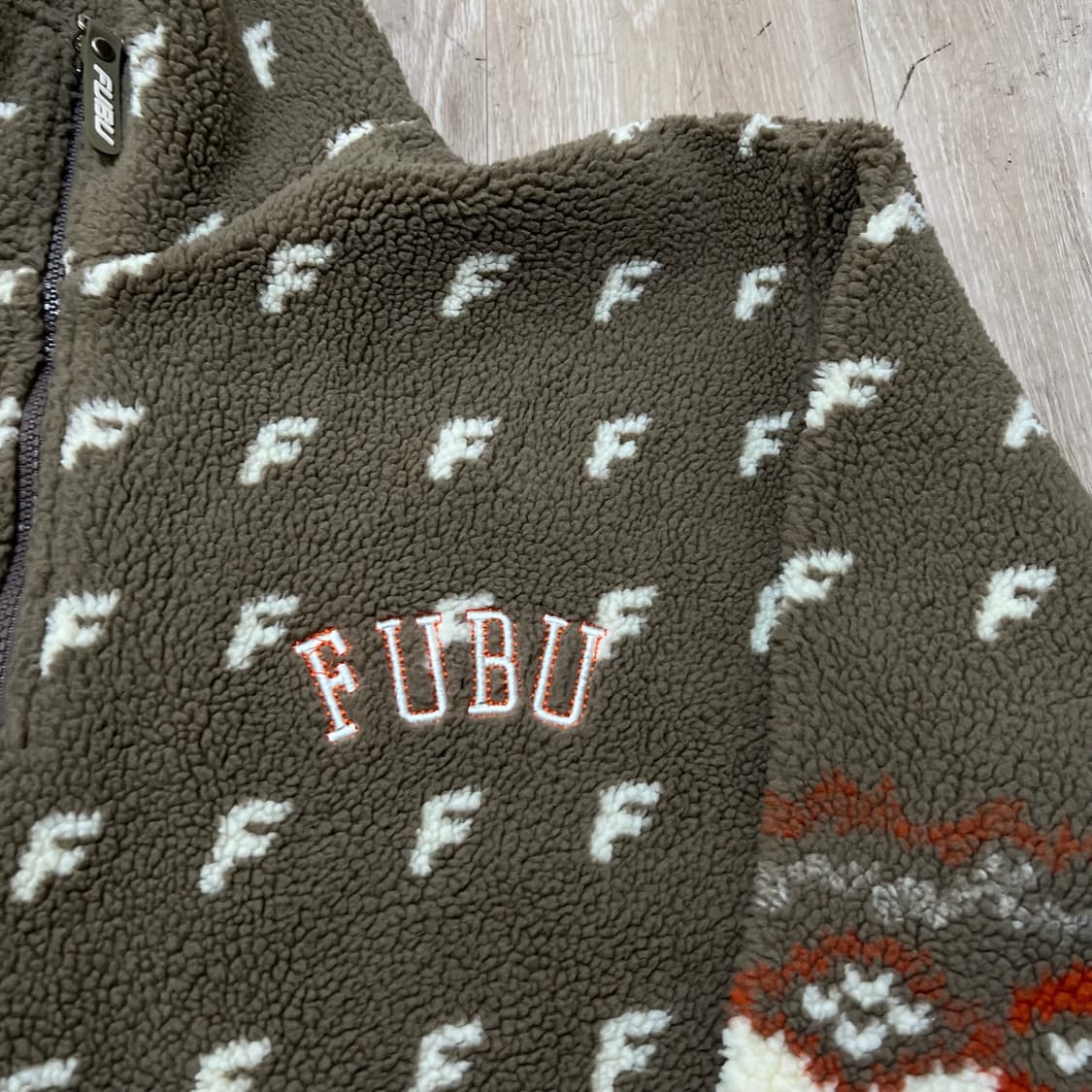 푸부 FUBU 올드스쿨 아노락 플리스 후리스 S/90  상품이미지4