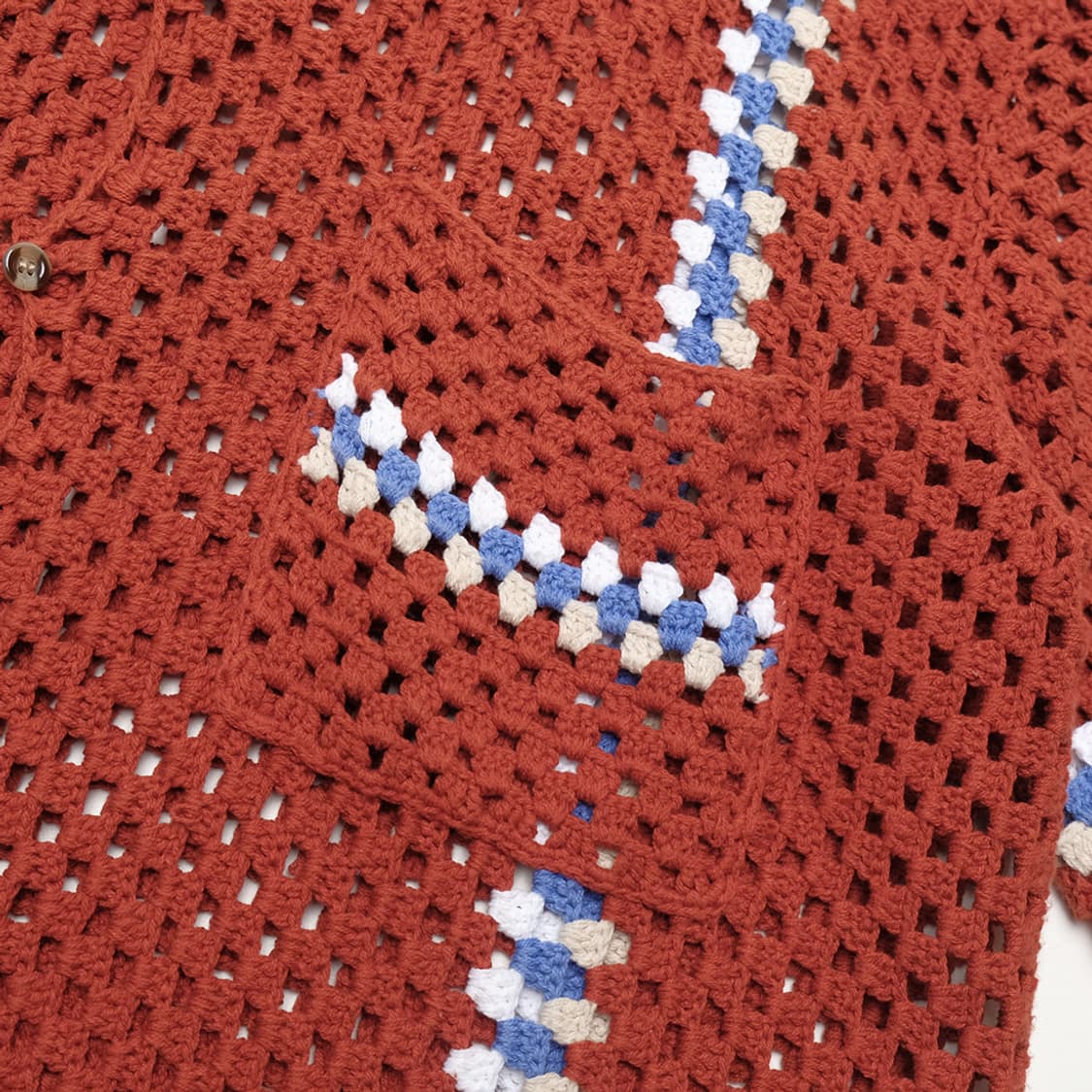 crochet knit shirt 상품이미지5