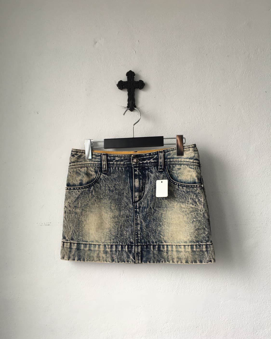 Denim washing mini skirt 상품이미지2