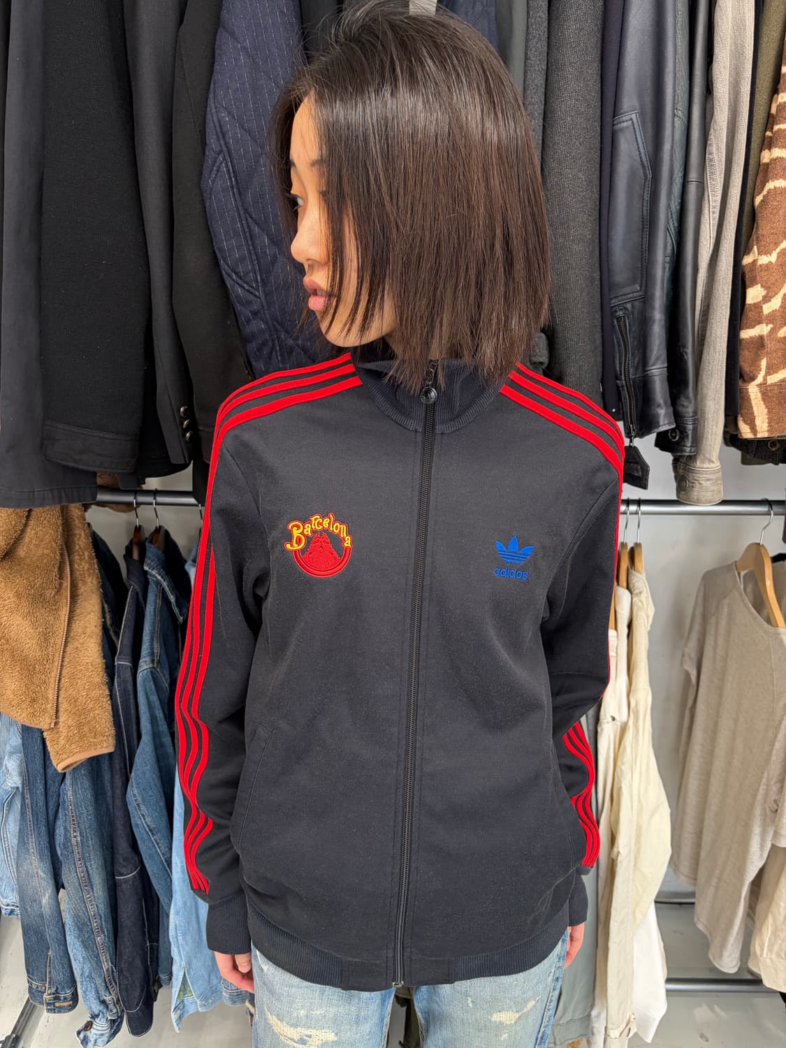 Adidas  오리지널 바르셀로나 트랙 자켓  상품이미지1