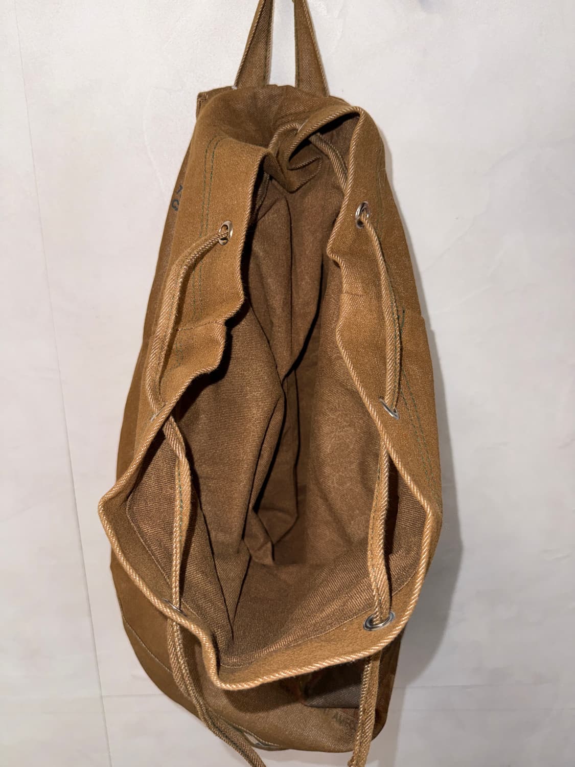 AMECO brown drawstring backpack  상품이미지5