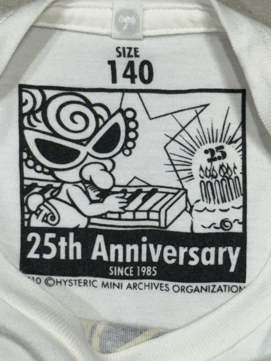 히스테릭 글래머 25주년 기념 반팔 티셔츠 상품이미지2