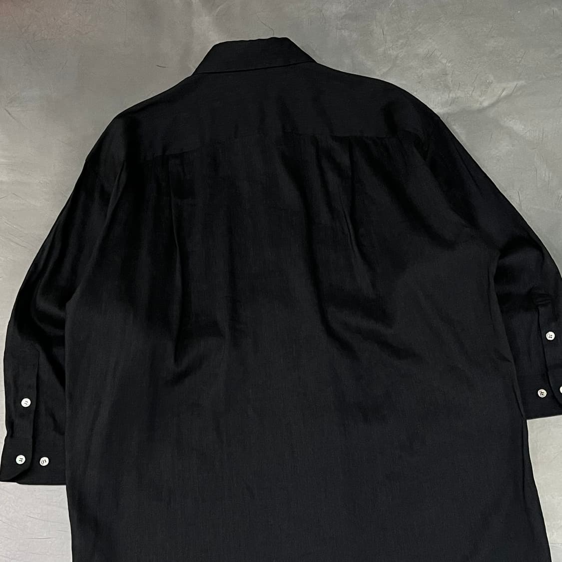  KANZISA 다크 린넨 롱 셔츠 y16184 상품이미지6