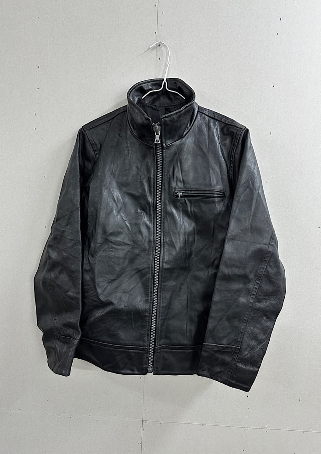 빈티지 가죽 집업 자켓 L  상품이미지1