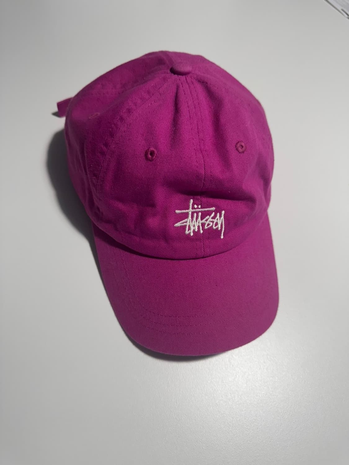 스투시 베이직 스탁 로우 프로 캡 마젠타 상품이미지2