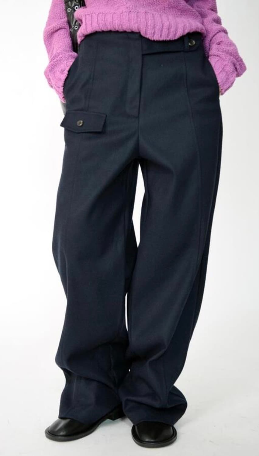 프라이빗룩북 비조 포인트 슬랙스 상품이미지1