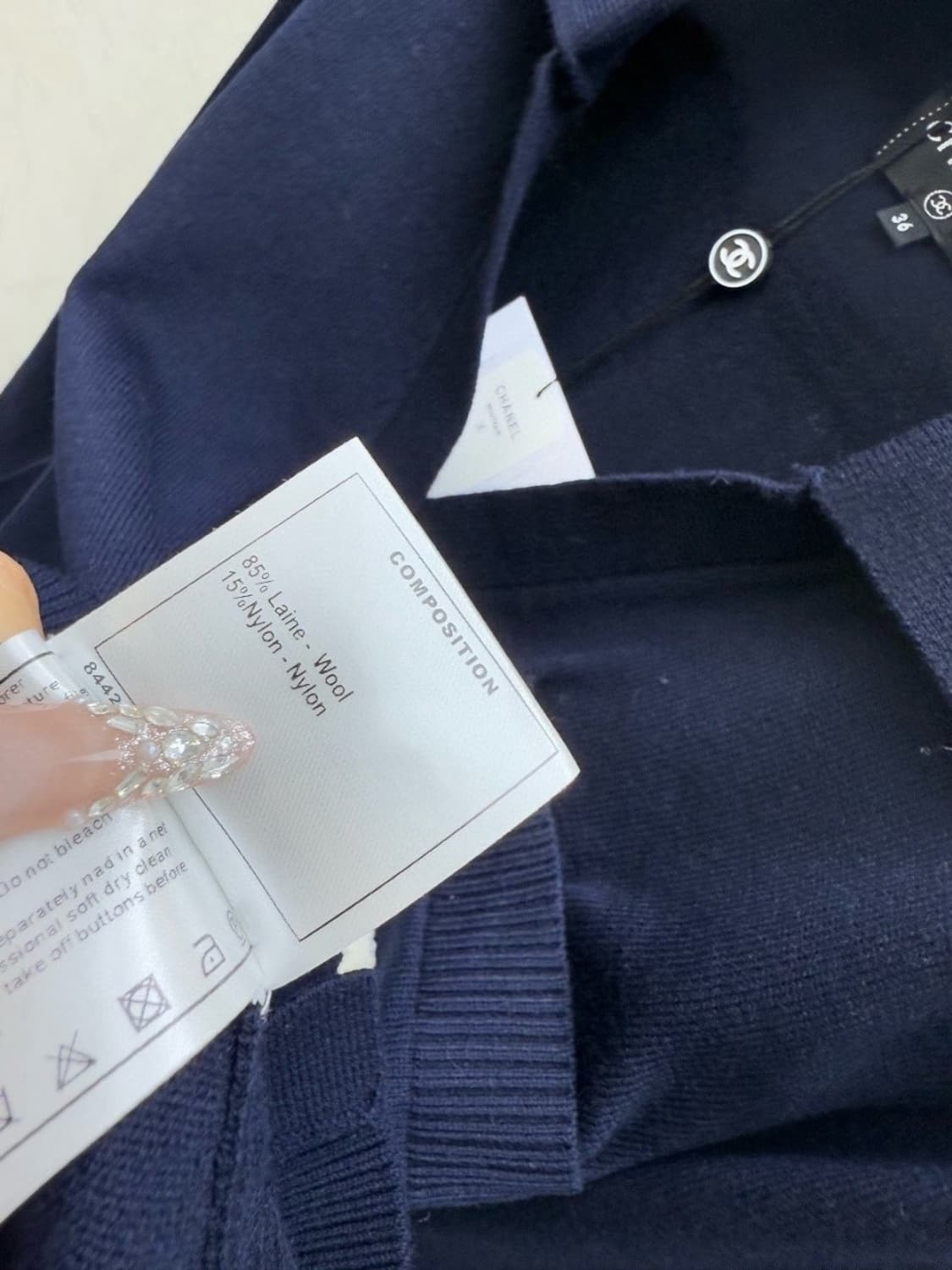 26SS 샤넬 카라울가디건 상품이미지8