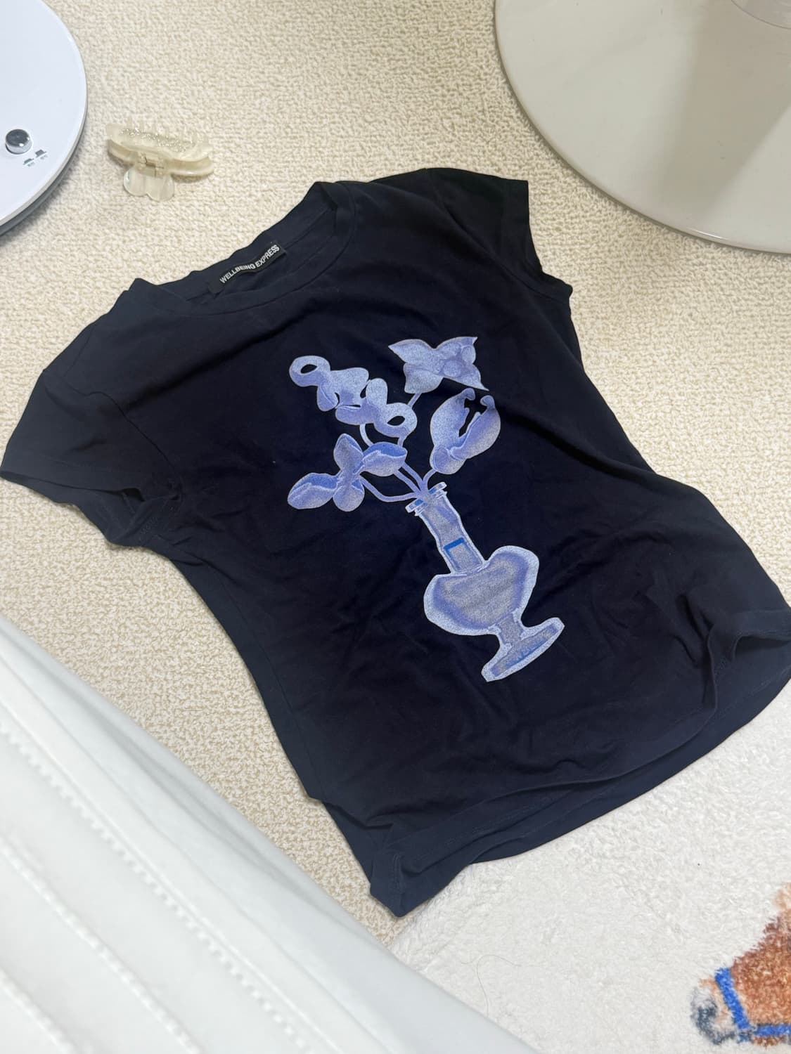 웰빙익스프레스 Vase Half Sleeve Navy 상품이미지2