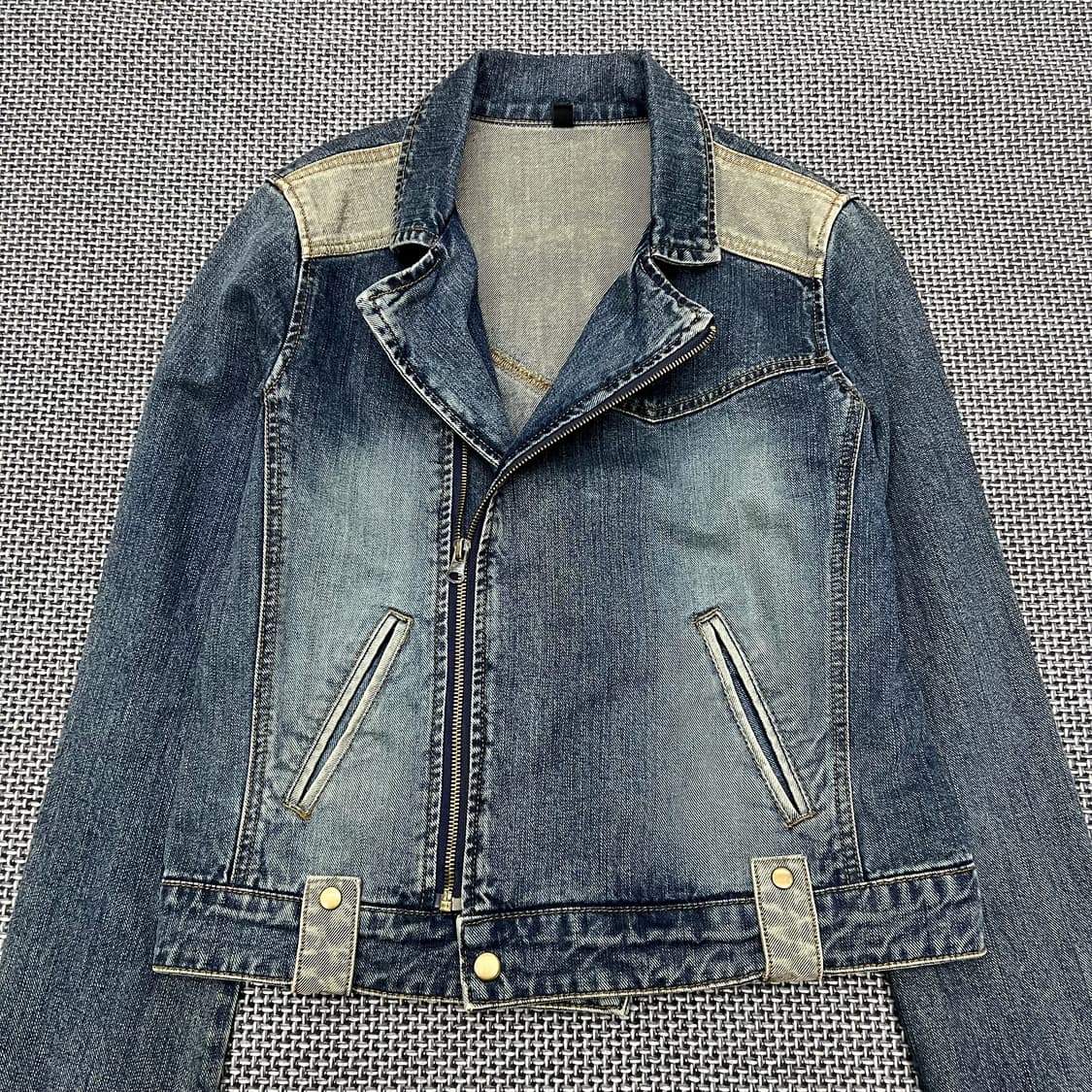 빈티지 워싱 데님자켓 상품이미지2