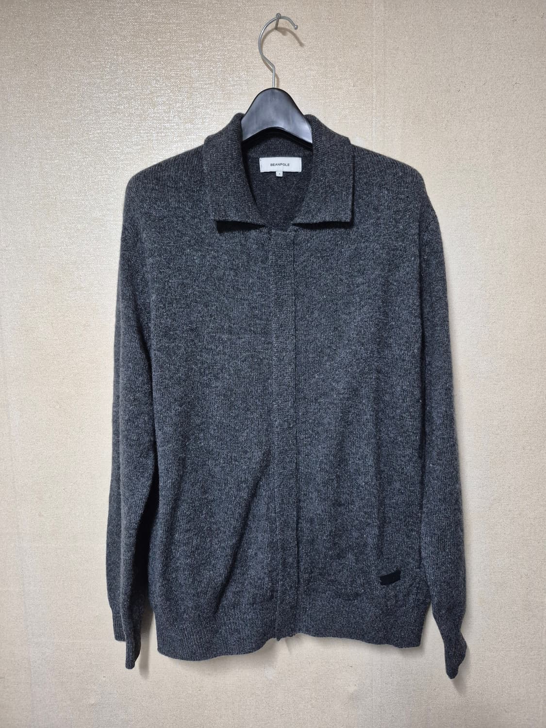 빈폴 카라넥 집업 가디건 애쉬 상품이미지1