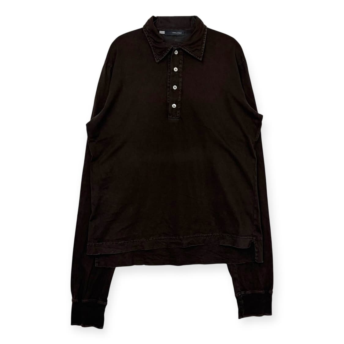 디스퀘어드 대미지 가공 카라 티셔츠 상품이미지2