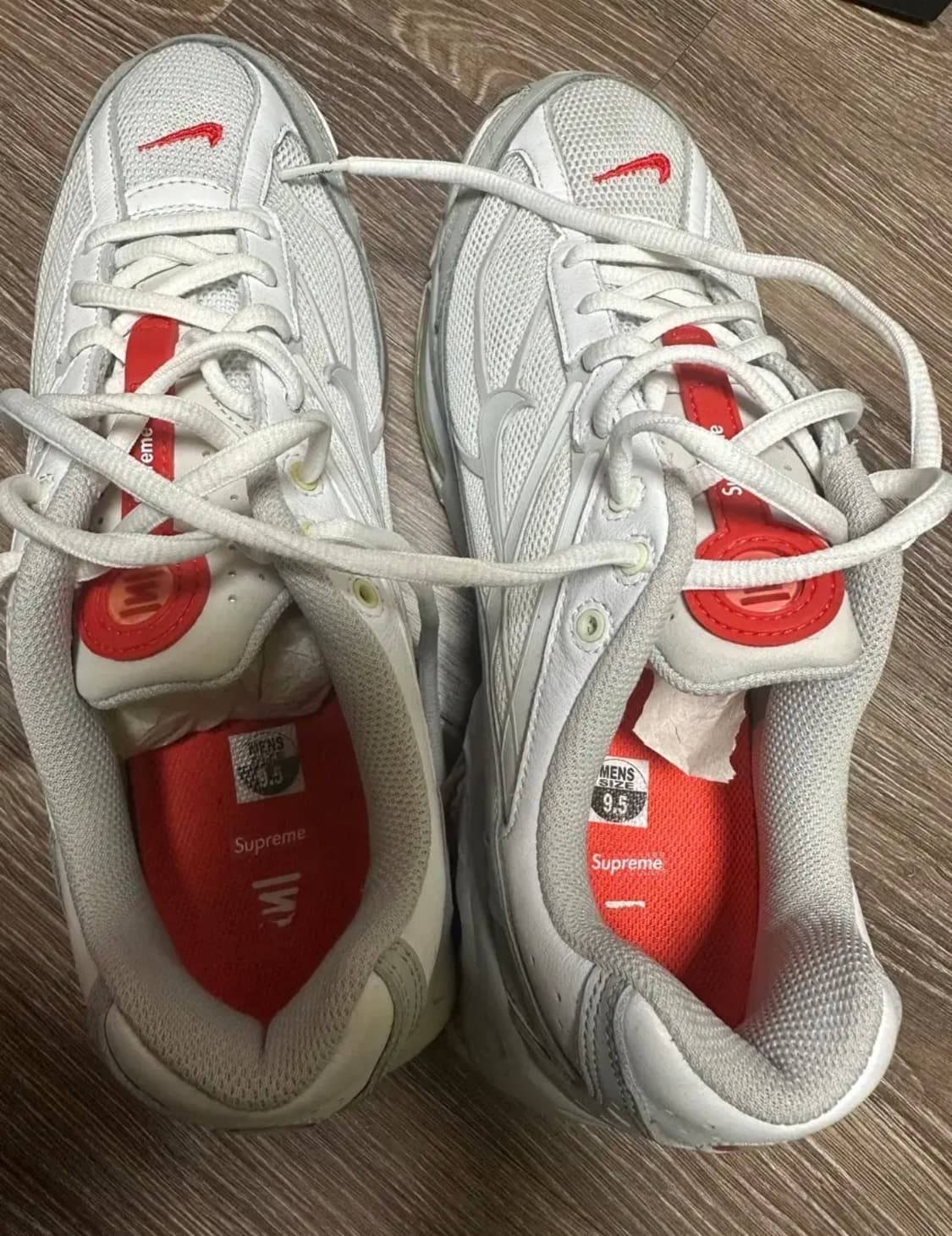 나이키 x 슈프림 샥스 라이드 2 SP 화이트 상품이미지7