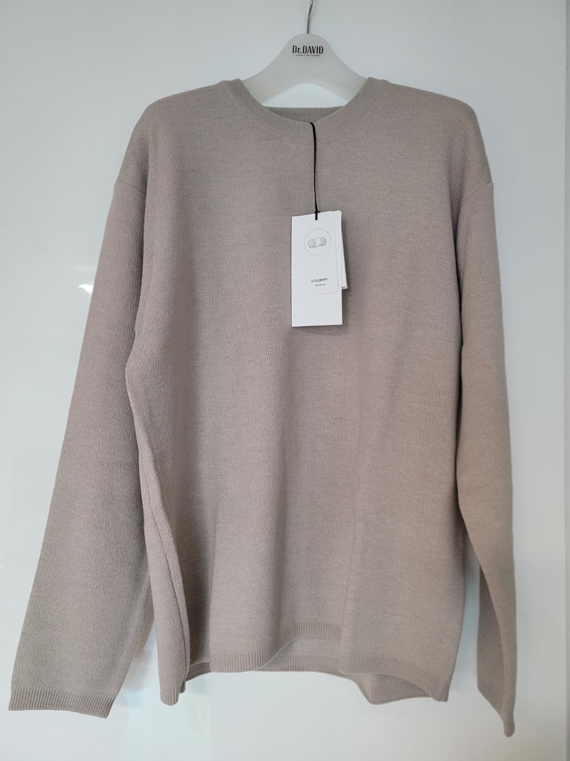 쿠어 울 니트 웜샌드 베이지 L사이즈 상품이미지2