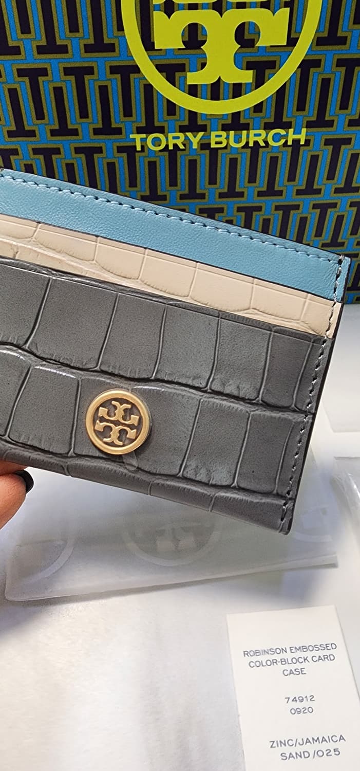토리버치 로빈슨 엠보스드 카드지갑 새상품 상품이미지5