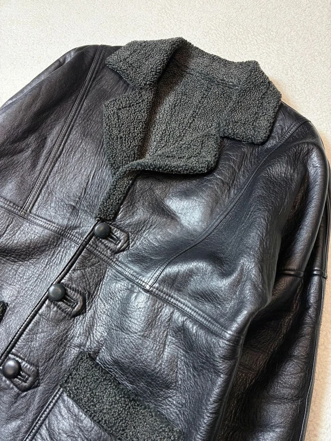 YETI 00's 양가죽 무스탕 사파리 코트 PN7150 상품이미지2