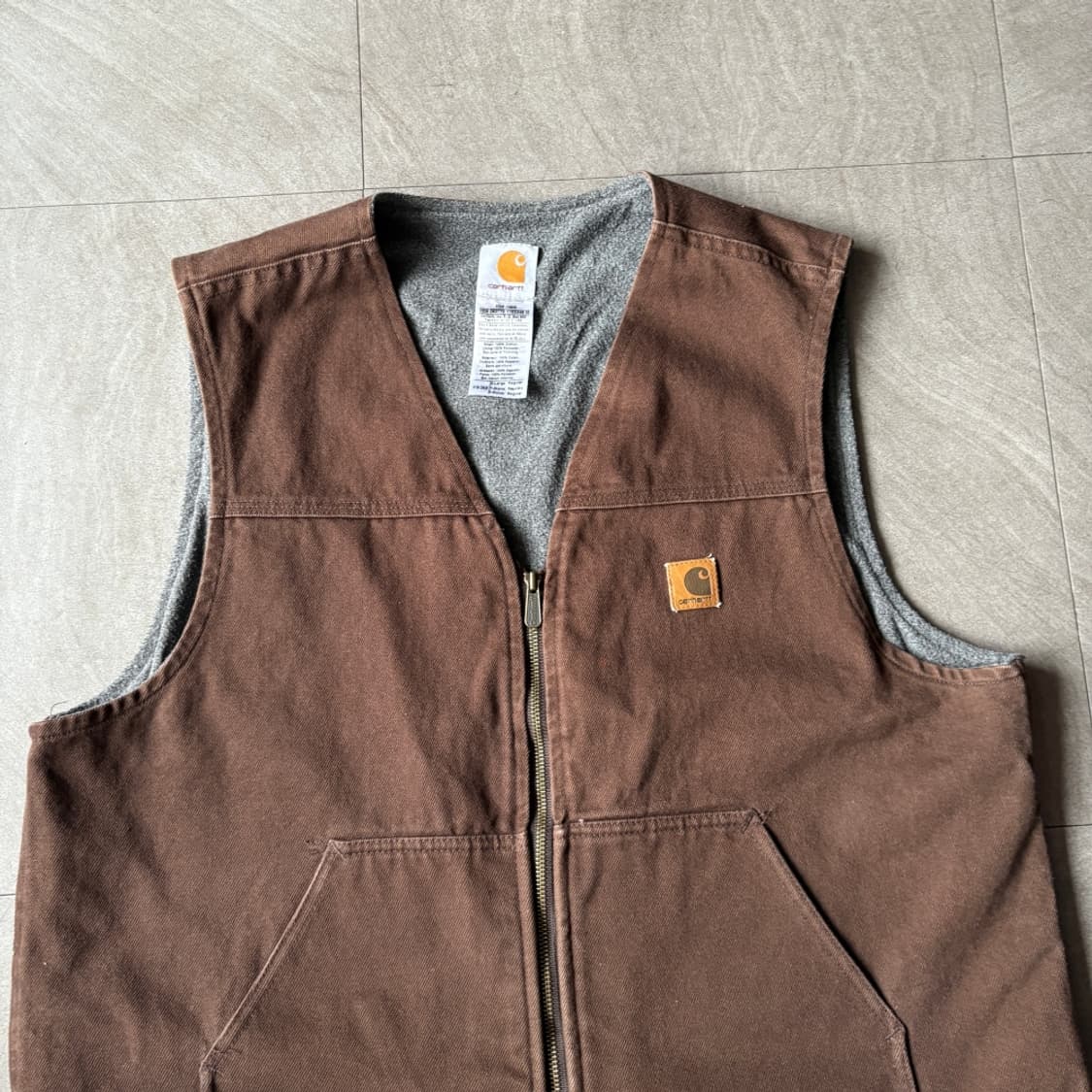 칼하트 정품 덕 캔버스 조끼 상품이미지3