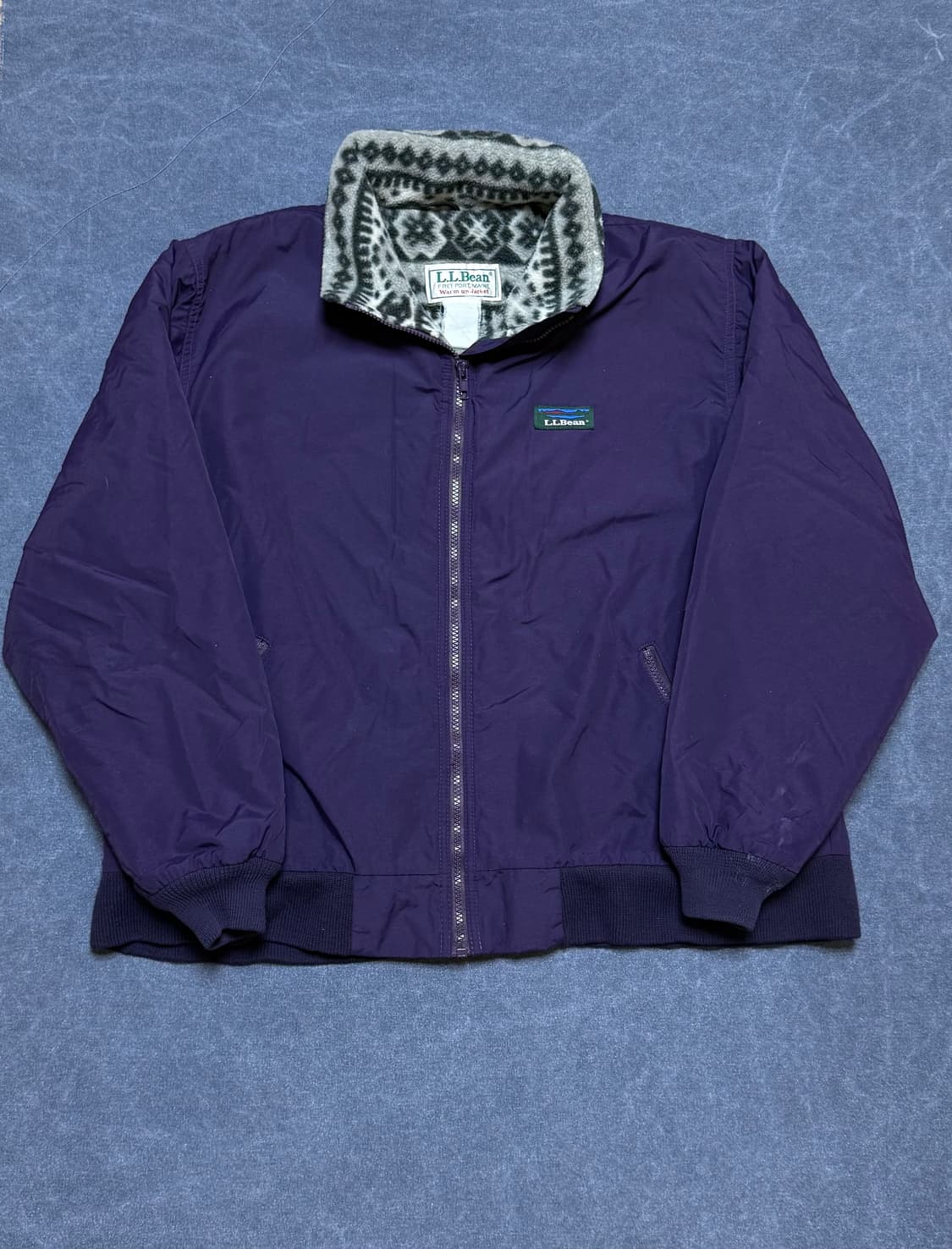  엘엘빈 웜업 플리스 집업 자켓 90s 상품이미지2