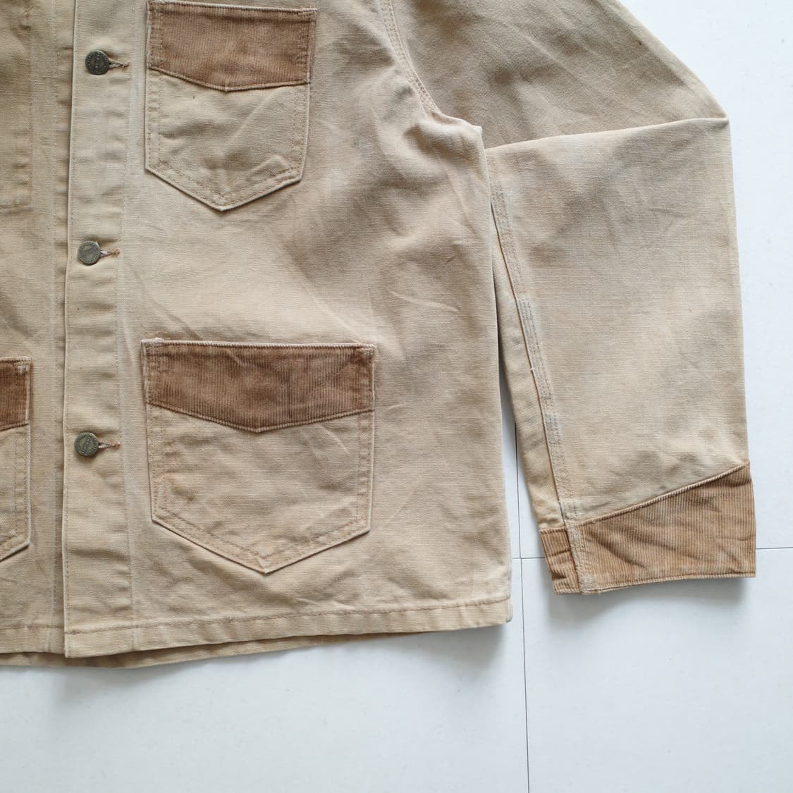 80s 100주년 USA 빈티지 칼하트 cu016 덕 캔버스 워크자켓 상품이미지3