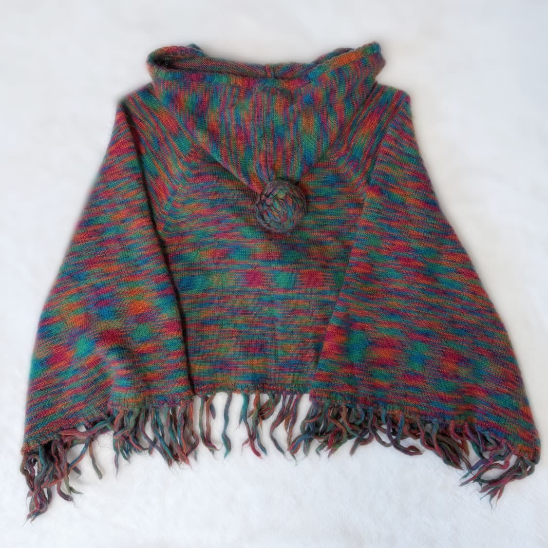 Roxy 보헤미안 히피 요정 모리걸 하구미 스즈코 판초 후드티 상품이미지4