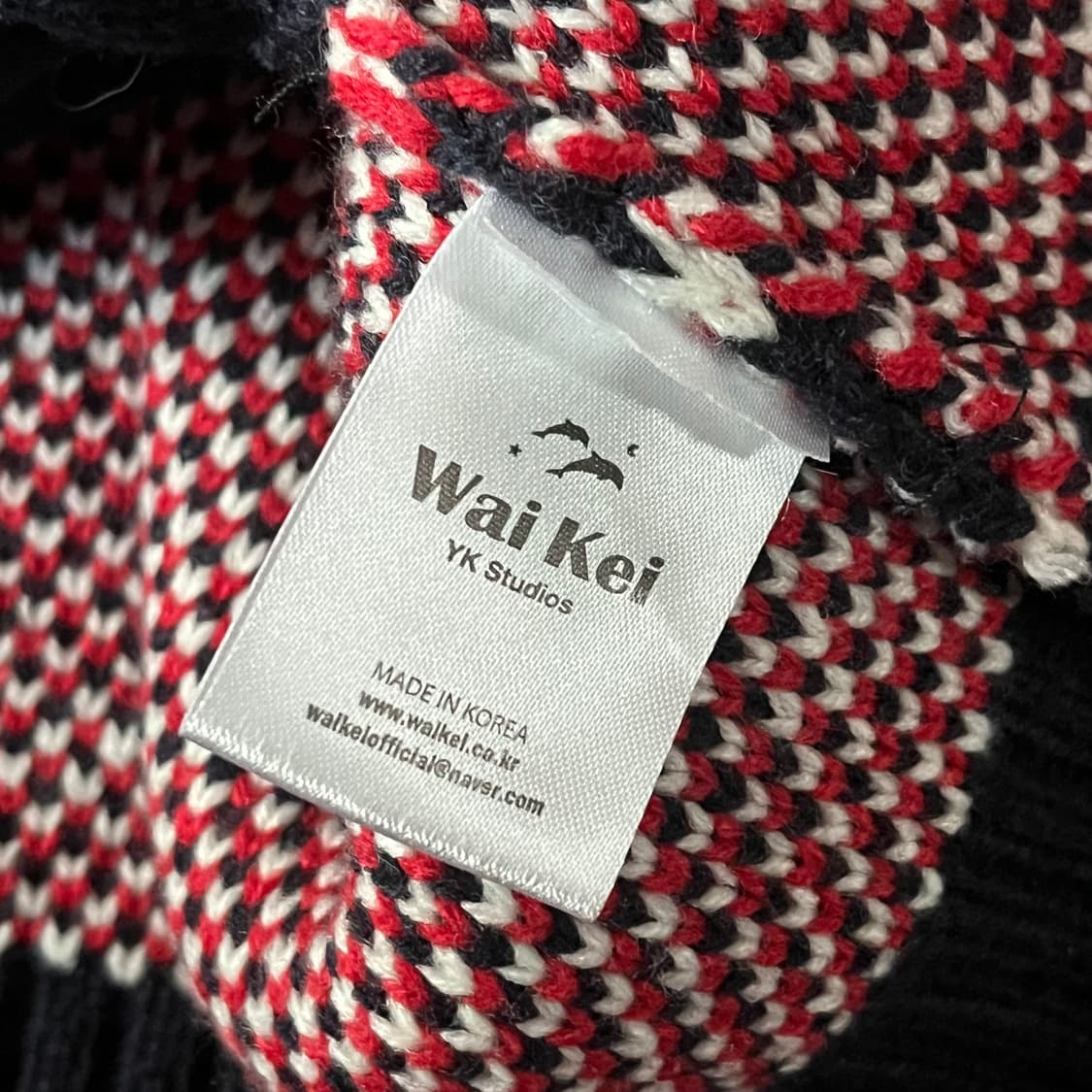 와이케이(WAIKEI) 돌핀 노르딕 집업 가디건 상품이미지4