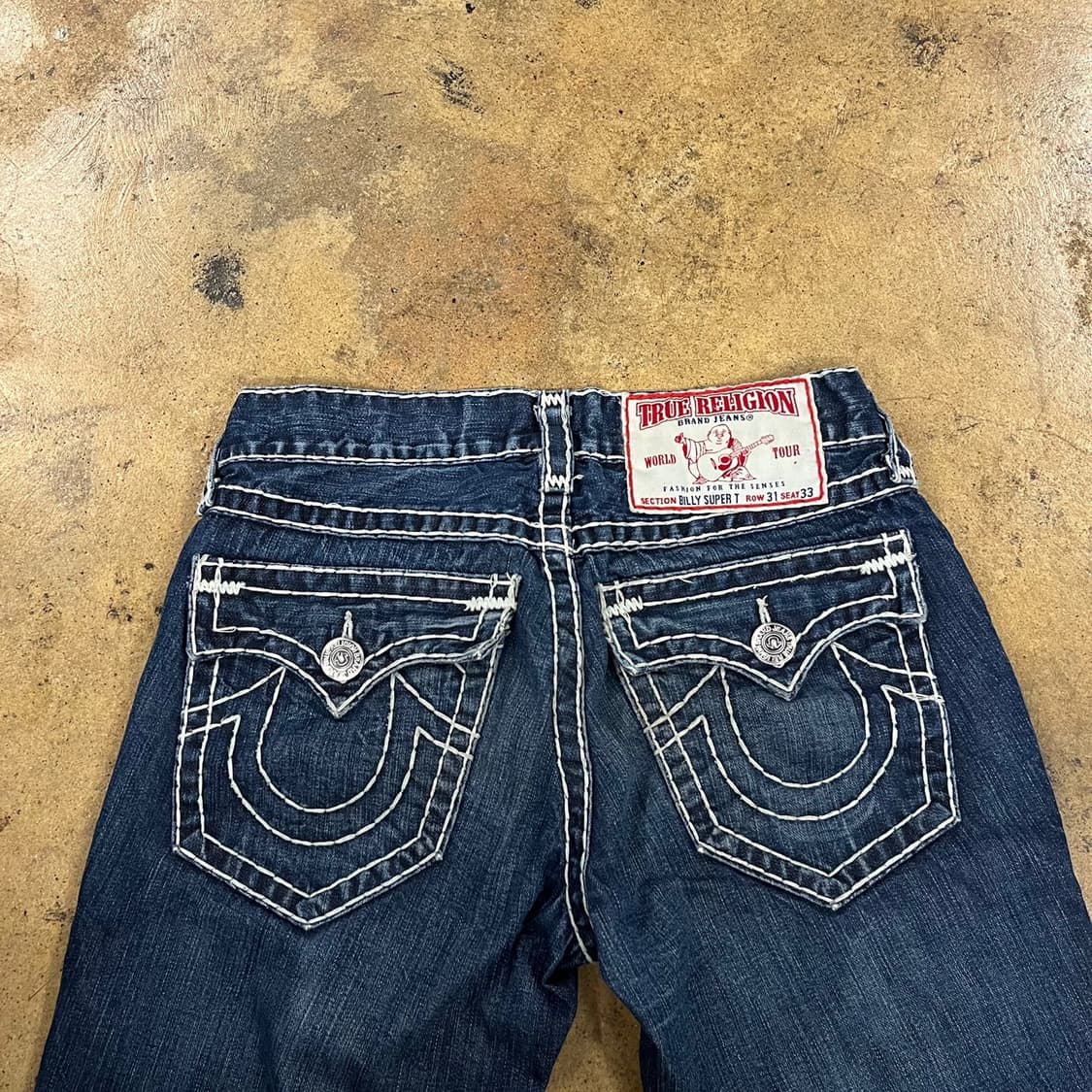 [정품] 트루릴리젼 스티치 데님 청바지 b14 상품이미지4