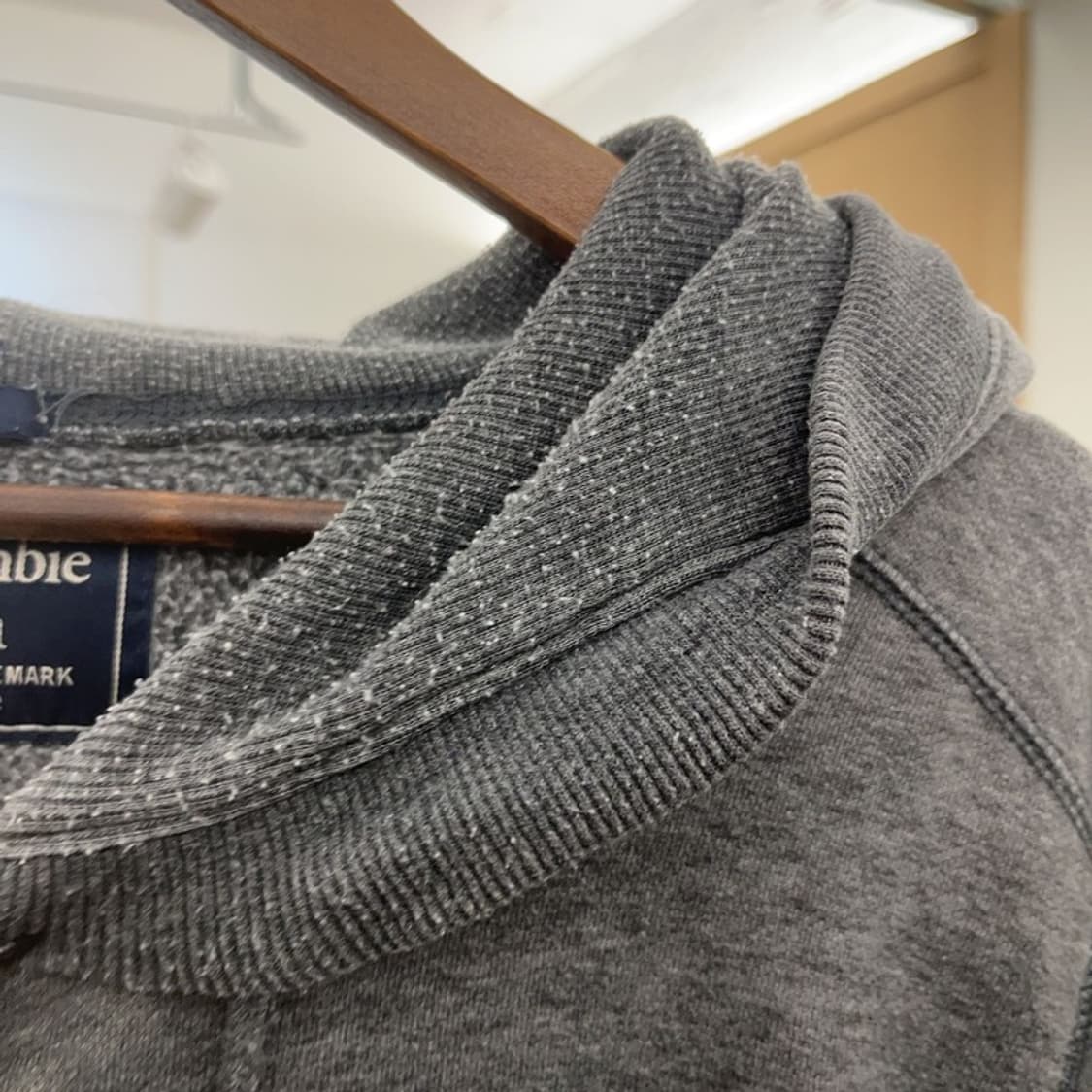 아베크롬비 올드스쿨 키치 불곰자수 약기모 후드티 XL C08799 상품이미지7