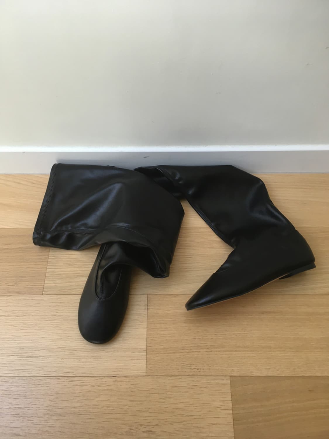 미엔느 mienne 소프트 하이 플랫 롱부츠 상품이미지8