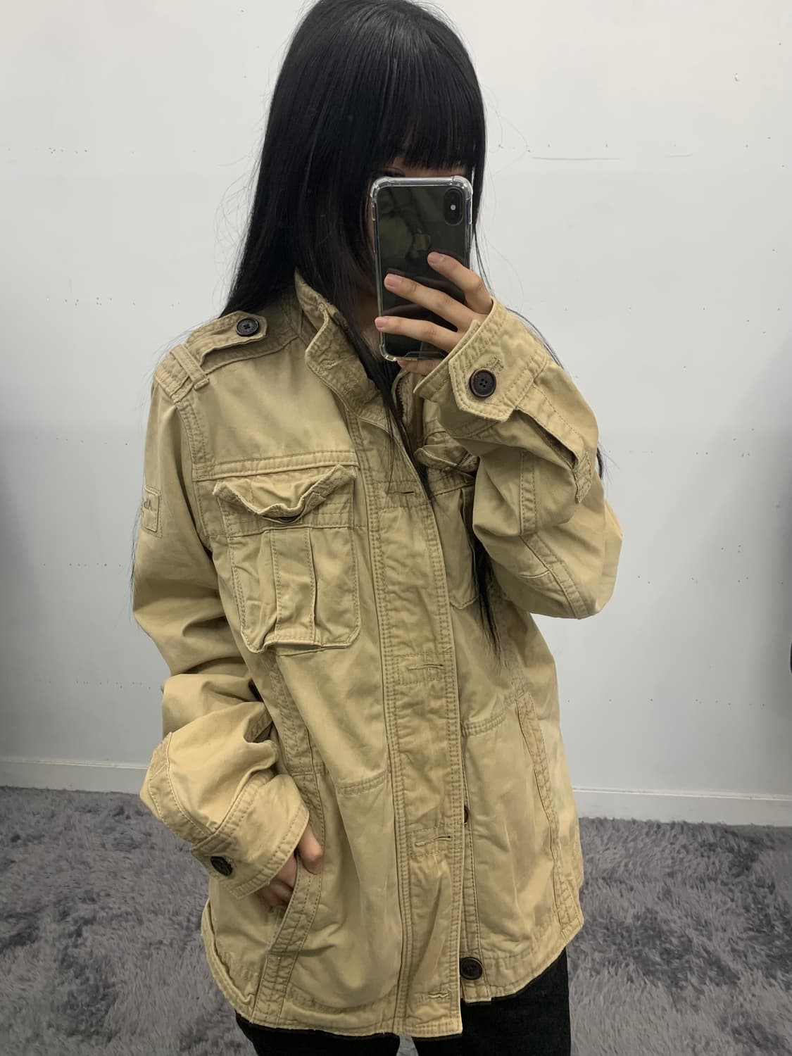 아베크롬비 빈티지 밀리터리 자켓 상품이미지2